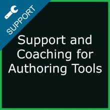 Support and Coaching for Authoring Tools
